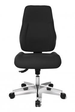 Büro Drehstuhl  Office Ergonomie - 8 -12 Stunden Sitzer-Bezug schwarz -Punkt-Synchronmechanik der Sitz und Rückenlehne -Sitztiefenverstellung - für Personen bis 110 KG und 1,92 Meter Körpergrösse - sofort lieferbar !